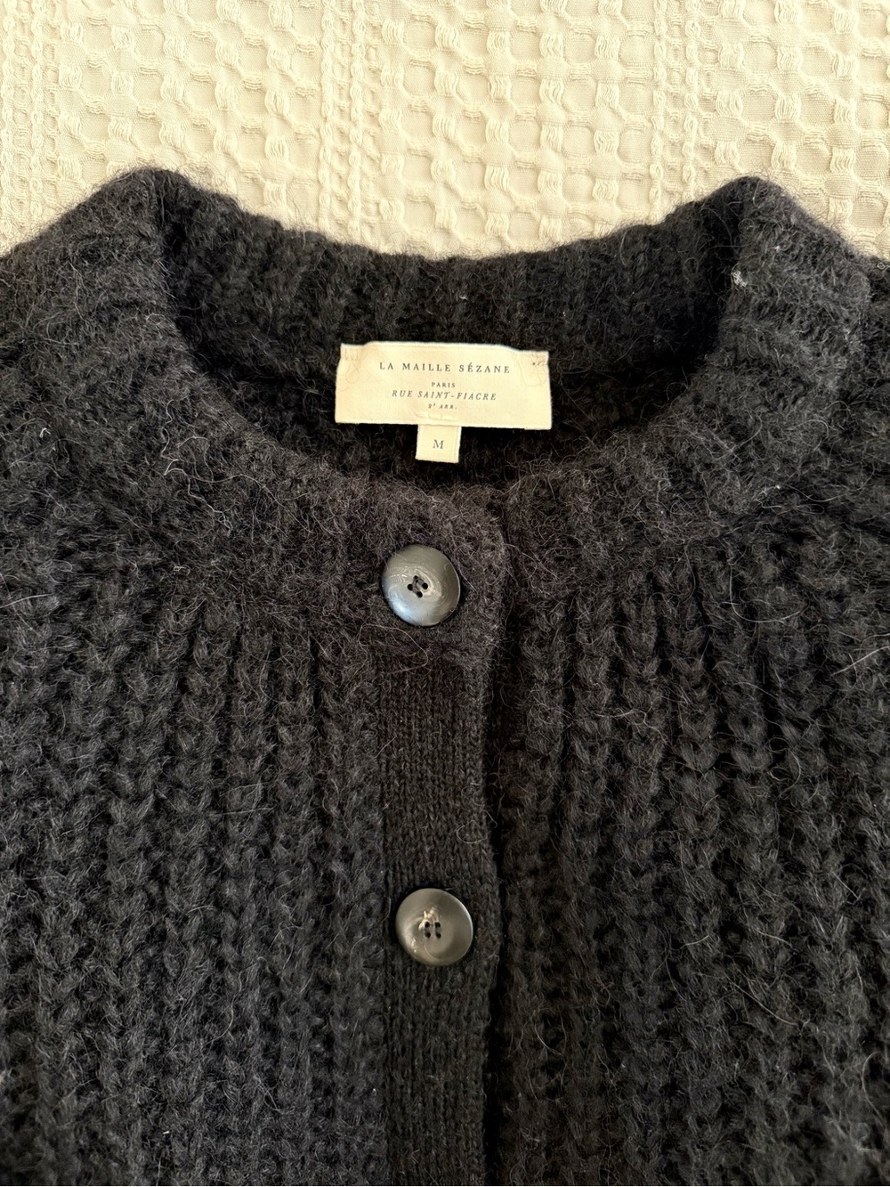 SÉZANE EMILE CARDIGAN BLACK